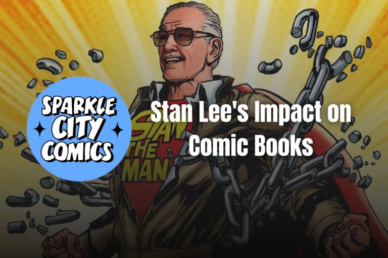image showing stan lee as a superhero and his impact on comic books