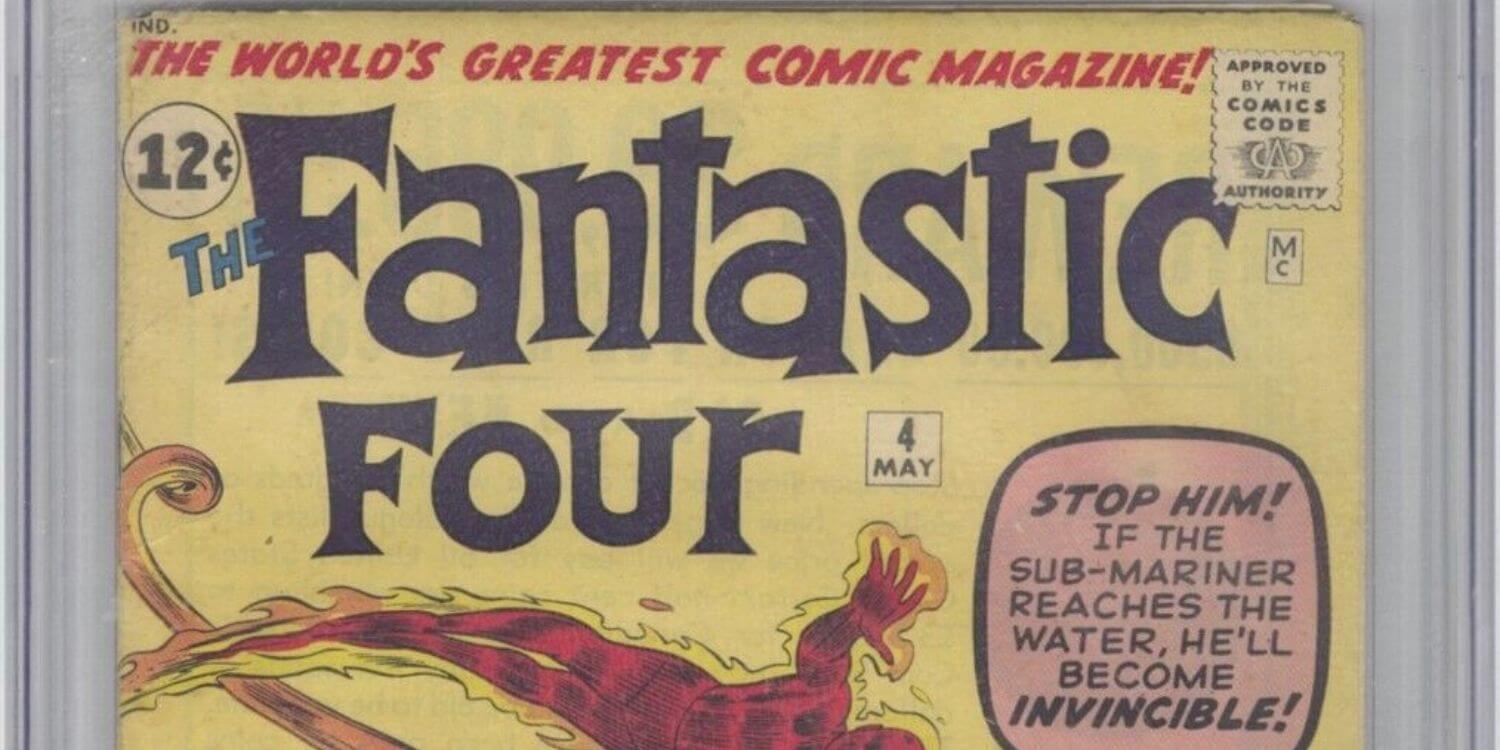Auction Alert! Valuable Fantastic Four #4 In Very Good Condition