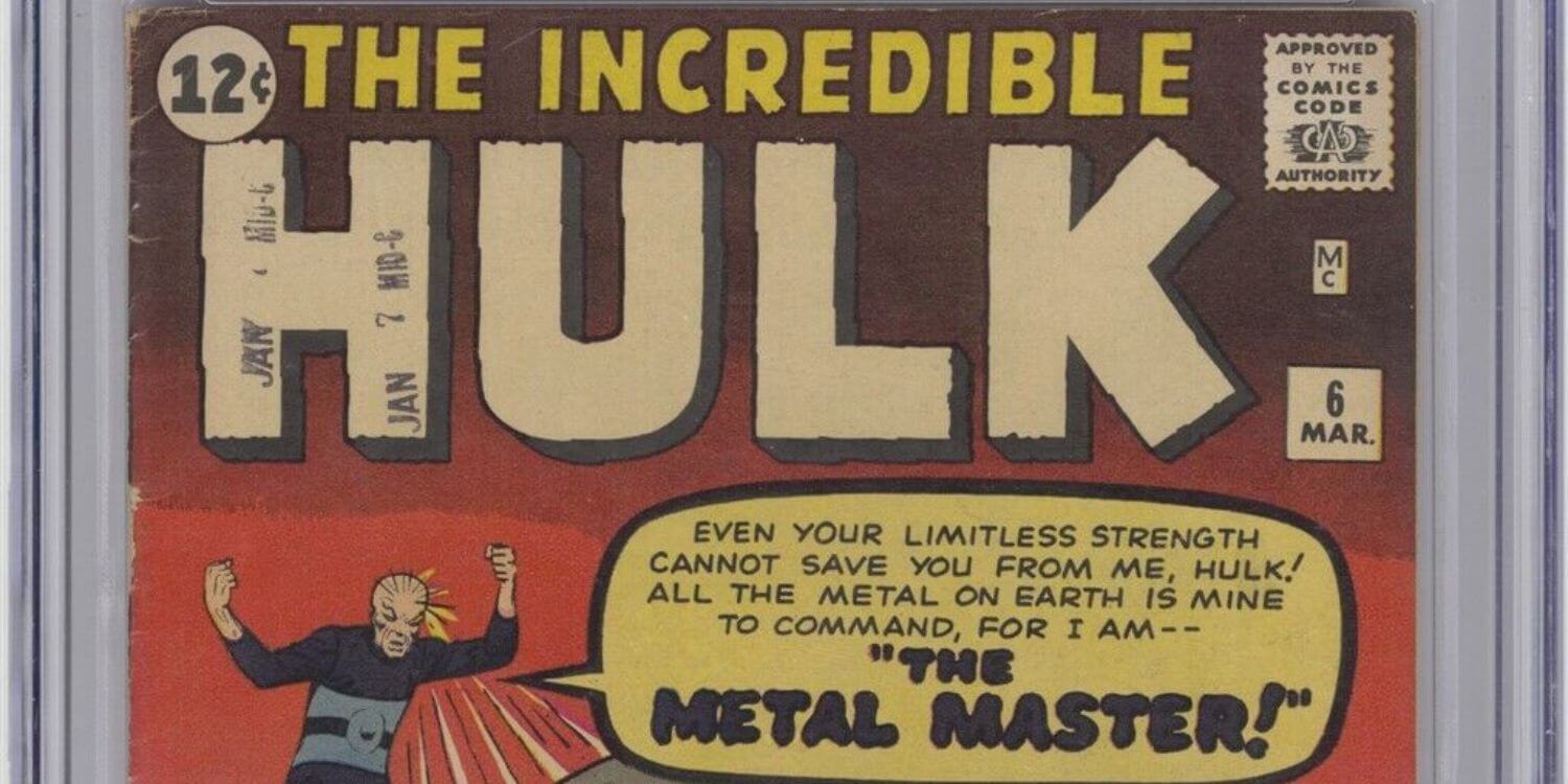Auction Alert! Incredible Hulk #6 Vintage Comic Book