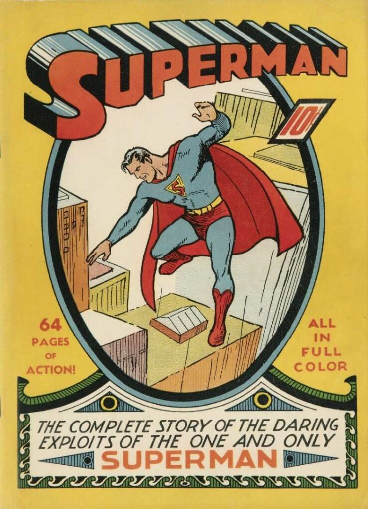 Superman #1 comic book cover 1939 2nd most valuable Golden Age comic