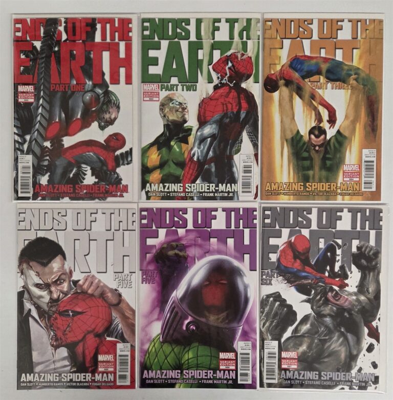 AMAZING SPIDER-MAN #682 683 684 685 686 687 COMIC LOT Gabriele Dell'Otto Variant auction from Neat Stuff Collectibles