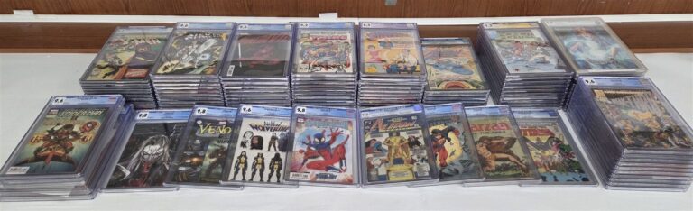 Lot of (100) Comics ALL CGC GRADED DC MARVEL Other 1960s-Present auction from Neat Stuff Collectibles