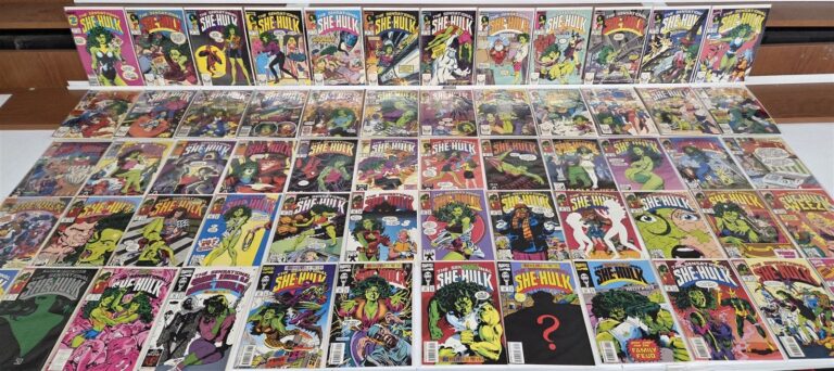 SENSATIONAL SHE-HULK #1-60 FULL RUN LOT 34 43 John Byrne Covers HI GRADE NM/M auction from Neat Stuff Collectibles