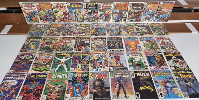 WHAT IF #1-47 COMIC RUN LOT Spider-Man Hulk Daredevil Conan HI GRADE Avg NM- auction from Neat Stuff Collectibles