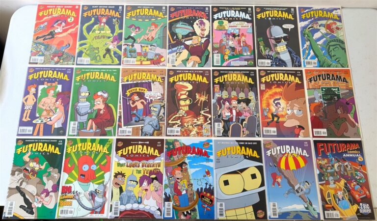 Futurama Comics #1-24 + Annual Partial Run Lot of (21) Bongo Comic Books Avg 9.8 auction from Neat Stuff Collectibles