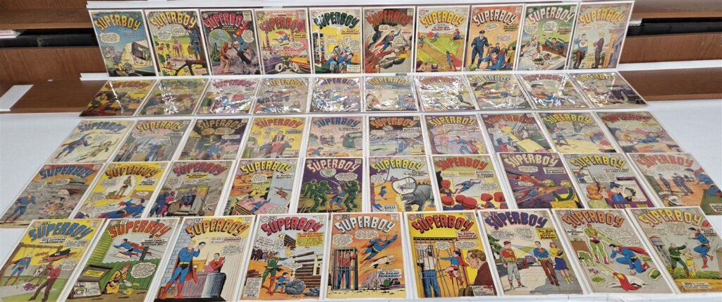 SUPERBOY #26-100 Partial Run of (49) DC Comics 10-cent issues 1950s/60s Avg VG auction from Neat Stuff Collectibles