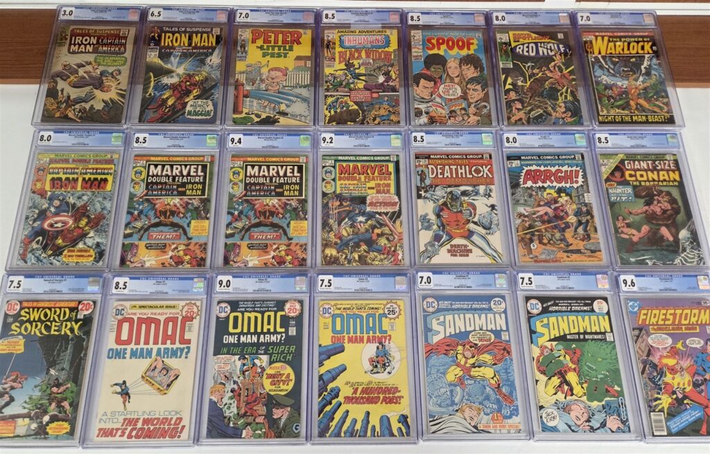 VINTAGE 1960s/70s Lot of CGC GRADED 21 Marvel DC Comics Tales of Suspense 76 99 auction from Neat Stuff Collectibles