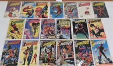 DAREDEVIL #182-200 FULL RUN LOT 197 1st Lady Deathstrike HI GRADE Avg NM 9.4 auction from Neat Stuff Collectibles